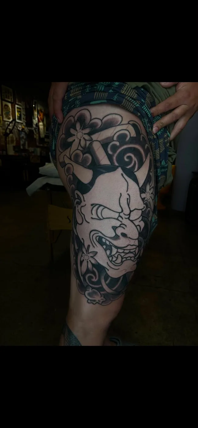 Traditional Japanese tattoo by Kaichi Fujita, Alliance Tattoo Eugene Oregon